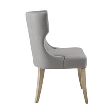 Load image into Gallery viewer, Upholstered Wingback Dining Chair - Light Gray