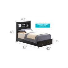 Load image into Gallery viewer, Stylish Storage Bed For Modern Spaces