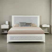 Load image into Gallery viewer, Jehoram - Lozenge Upholstered Design Bed