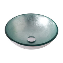 Load image into Gallery viewer, Artistic Tempered Glass Vessel Sink With Pop Up Drain