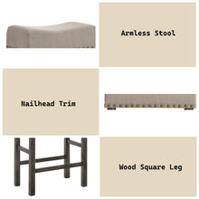 Load image into Gallery viewer, Martha II - Weathered Counter Height Stool (Set of 2) - Gray / Tan