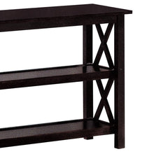Load image into Gallery viewer, Sofa Table With Shelf - Brown