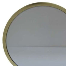 Load image into Gallery viewer, 19" Round Metal Framed Freestanding Mirror - Brass