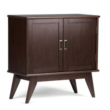 Load image into Gallery viewer, Draper - Low Storage Cabinet - Medium Auburn Brown