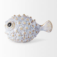 Load image into Gallery viewer, Petite Puffer Fish Sculpture - Off White