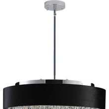 Load image into Gallery viewer, 28'' Five Light Crystal Chandelier With Shades - Clear
