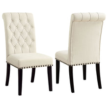 Load image into Gallery viewer, Button Tufted Side Chairs (Set of 2) - Beige