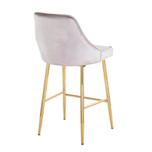 Load image into Gallery viewer, Marcel - Contemporary / Glam Counter Stool (Set of 2) - Gold / Silver