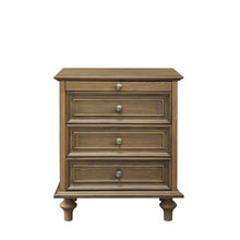 Load image into Gallery viewer, Nightstands With 4 Drawer, Storage End Table With Hidden Pull Out Shelf