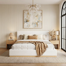 Load image into Gallery viewer, Elegant Upholstered Bed