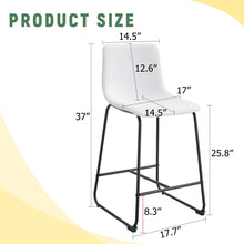 Load image into Gallery viewer, Retro Bar Chairs, Comfortable Stools (Set of 2)