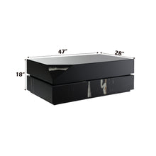 Load image into Gallery viewer, Wenona - Mirrored Coffee Table - Black