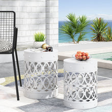 Load image into Gallery viewer, Outdoor Metal S/2 End Table