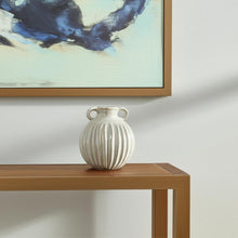 Load image into Gallery viewer, Round With Handles Table Vase - Sage / Gray