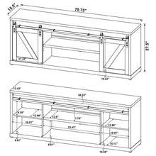 Load image into Gallery viewer, 2 Door TV Stand - Driftwood