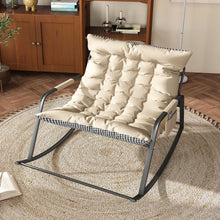 Load image into Gallery viewer, Rocking Chair With Storage, Cushions & Armrests
