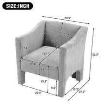 Load image into Gallery viewer, Barrel Accent Chair With Enclosed Arms