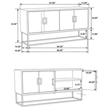 Load image into Gallery viewer, Washoe - 4 Door Accent Cabinet - Walnut