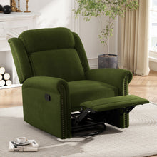 Load image into Gallery viewer, 360 Degrees Swivel Recliner Manual Rocking Recliner Home With Adjustable Backrest