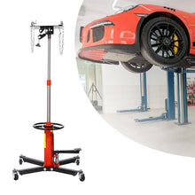 Load image into Gallery viewer, Hydraulic 2 Stage Transmission Jack, Swivel - Red