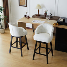 Load image into Gallery viewer, 360 Degree Rotation Swivel Counter Stools (Set of 2)