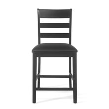Load image into Gallery viewer, Farmhouse Upholstered Wood Counter Stools