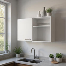 Load image into Gallery viewer, 39" Wood Wall Mounted Accent Cabinet With Single Door - White