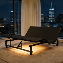 Load image into Gallery viewer, Adjustable Bed Base Frame With Wireless Remote, 4 USB Ports, Under Bed Nightlights, Zero Gravity