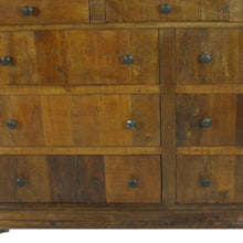 Load image into Gallery viewer, 60" Reclaimed Wood Nine Drawer Double Dresser - Brown