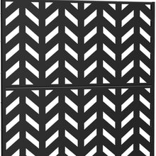 Load image into Gallery viewer, Three Panel Screen Room Divider (720141) - Black