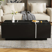 Load image into Gallery viewer, Extendable Coffee Table With 2 Hidden Storage Space And 2 Drawers For Living Room