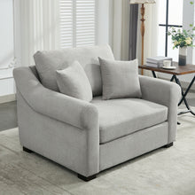 Load image into Gallery viewer, Modern Chenille Oversized Armchair, Chair And A Half, Single Sofa