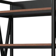 Load image into Gallery viewer, Four Tier Etagere Bookcase (683395) - Black / Brown