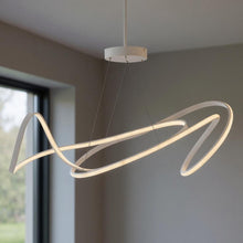 Load image into Gallery viewer, Metal LED Dimmable Chandelier - White