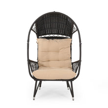Load image into Gallery viewer, Outdoor Wicker Standing Basket Chair With Cushion