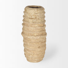 Load image into Gallery viewer, Mache Table Vase (729947) - Beige