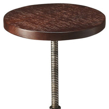 Load image into Gallery viewer, Swivel Counter Height Bar Chair - Brown / Silver