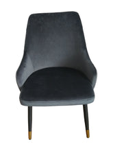 Load image into Gallery viewer, Upholstered Dining Side Chairs (Set of 2) - Gray / Black