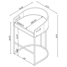 Load image into Gallery viewer, Counter Height Stools (Set of 2) - Gray