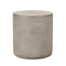 Load image into Gallery viewer, Cylindrical Design, Outdoor Lightweight Concrete Side Table