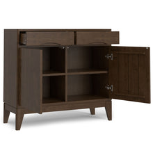 Load image into Gallery viewer, Harper - Entryway Storage Cabinet - Walnut Brown