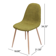 Load image into Gallery viewer, Elegant Dining Chair Set With Fabric