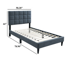 Load image into Gallery viewer, Modern Bed With Adjustable Headboard