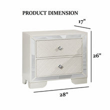 Load image into Gallery viewer, 3 Piece Bedroom Contemporary Set, Bed With LED Lights And 2 Nightstands