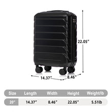 Load image into Gallery viewer, Hard Shell Travel Luggage With Scratch Resistant Surface