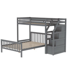 Load image into Gallery viewer, Loft Bed With Staircase And Storage
