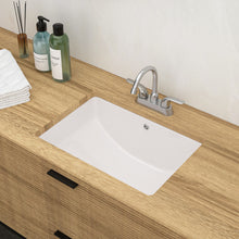 Load image into Gallery viewer, Modern Ceramic Undermount Bathroom Sink With Overflow, High Quality