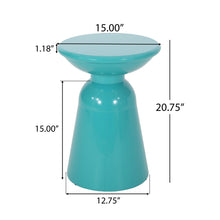 Load image into Gallery viewer, Outdoor Modern Metal End Large Table