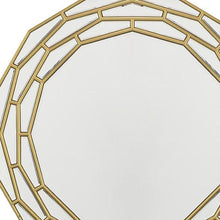 Load image into Gallery viewer, 35" Round Framed Accent Mirror - Gold