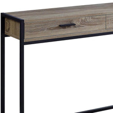 Load image into Gallery viewer, 48" Frame Console Table - Taupe And Black